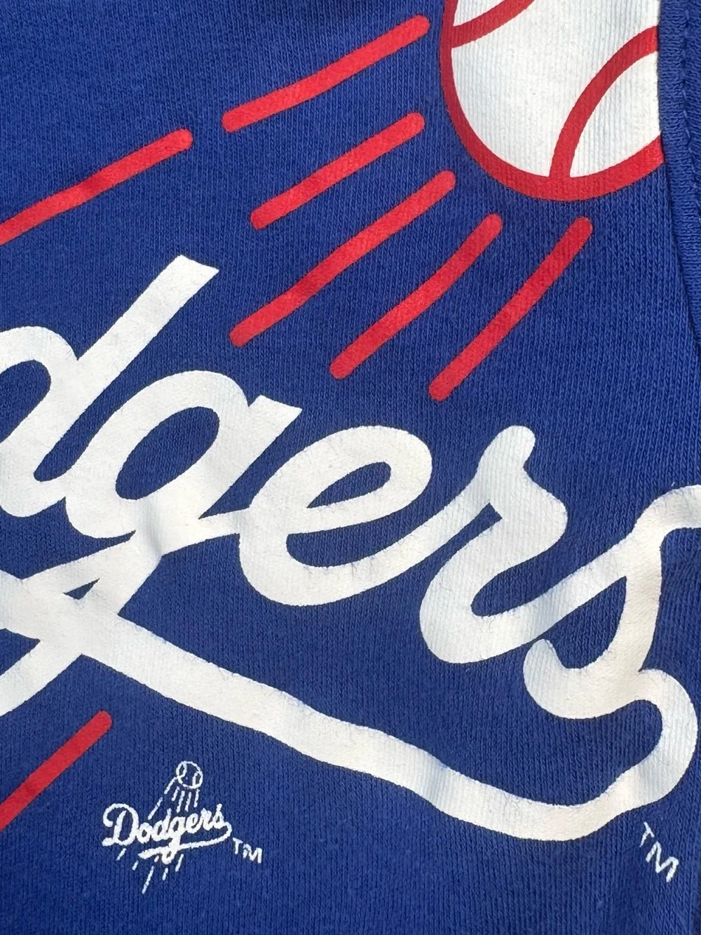 Los Angeles Dodgers Blue Baby One-Piece Bodysuit